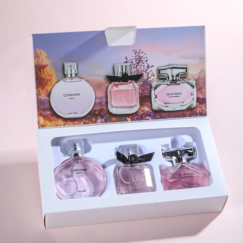 3 in 1 Frauen Parfüm Geschenk Sets, 30ML Parfüm für Frauen, Duftnebel, Femme Parfüm Spray Damen, langlebiges Parfüm Tag oder Nacht Duft Casual Parfüm von Gbbazu