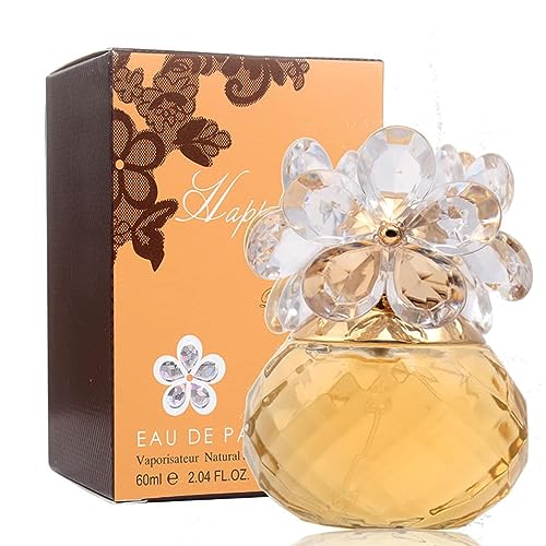 Frische blumige fruchtige Duft Eau de Parfum für Frauen, Parfüm Geschenk Duft Nebel, langanhaltende Parfüm Spray Casual Parfüm (2 fl oz/60ML) (schwarze frische Blumen) (Yellow Tropical Fruity) von Gbbazu