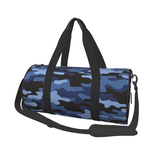 Gbuzozie Sporttasche, Reisetasche, Schuhfach für Männer und Frauen, faltbar, leicht, Yoga, Fitnessstudio, Sporttasche, Camouflage #02, Einheitsgröße von Gbuzozie