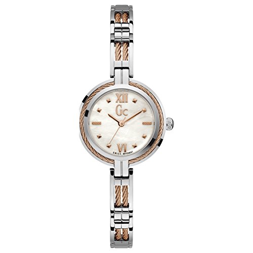 Gc Frauen Kabel Bijou weißen Perlmutt Zifferblatt Zwei Ton Y39003L1 Gc Frauen Kabel Bijou weißen Perlmutt Zifferblatt Zwei Ton Y39003L1 von Gc