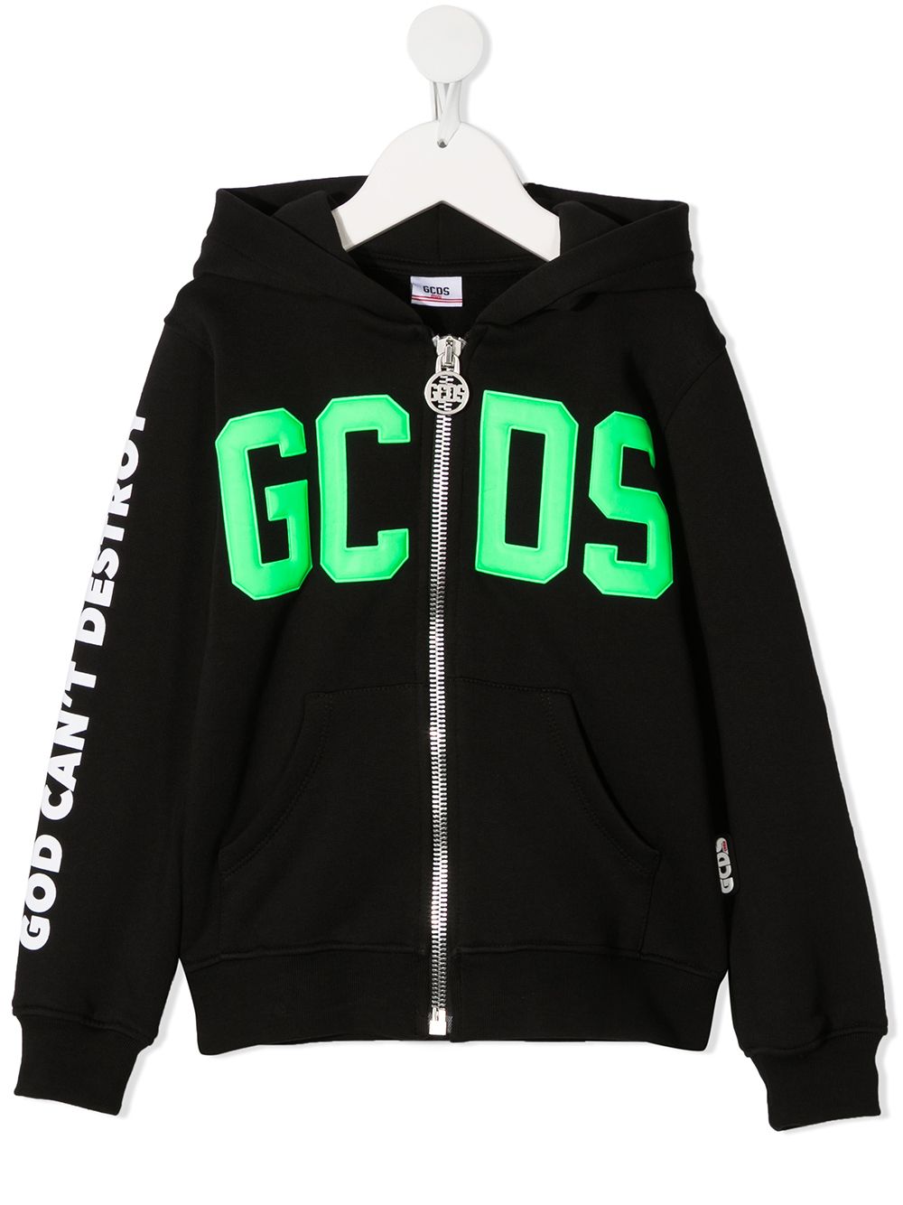 Gcds Kids Kapuzenpullover mit Logo-Print - Schwarz von Gcds Kids