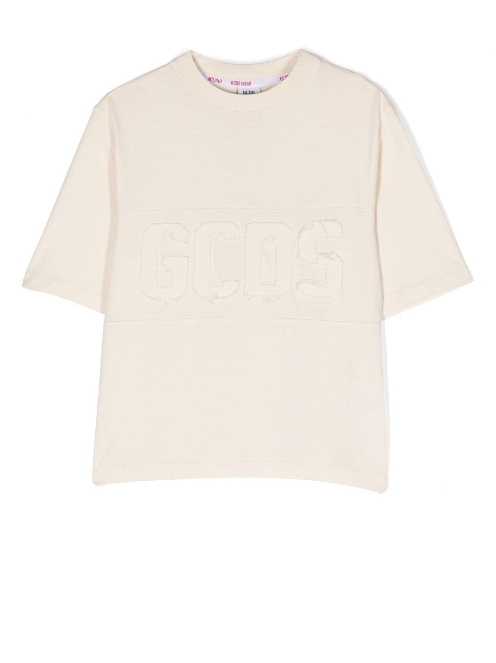 Gcds Kids T-Shirt mit Logo-Applikation - Nude von Gcds Kids