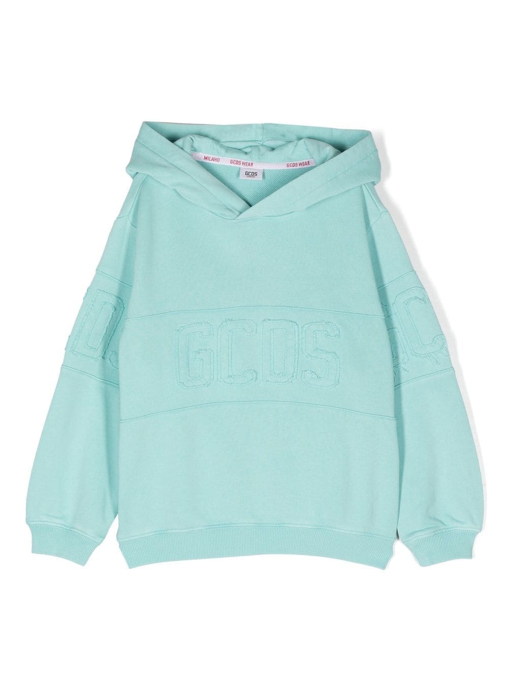 Gcds Kids Hoodie mit Logo-Patch - Blau von Gcds Kids