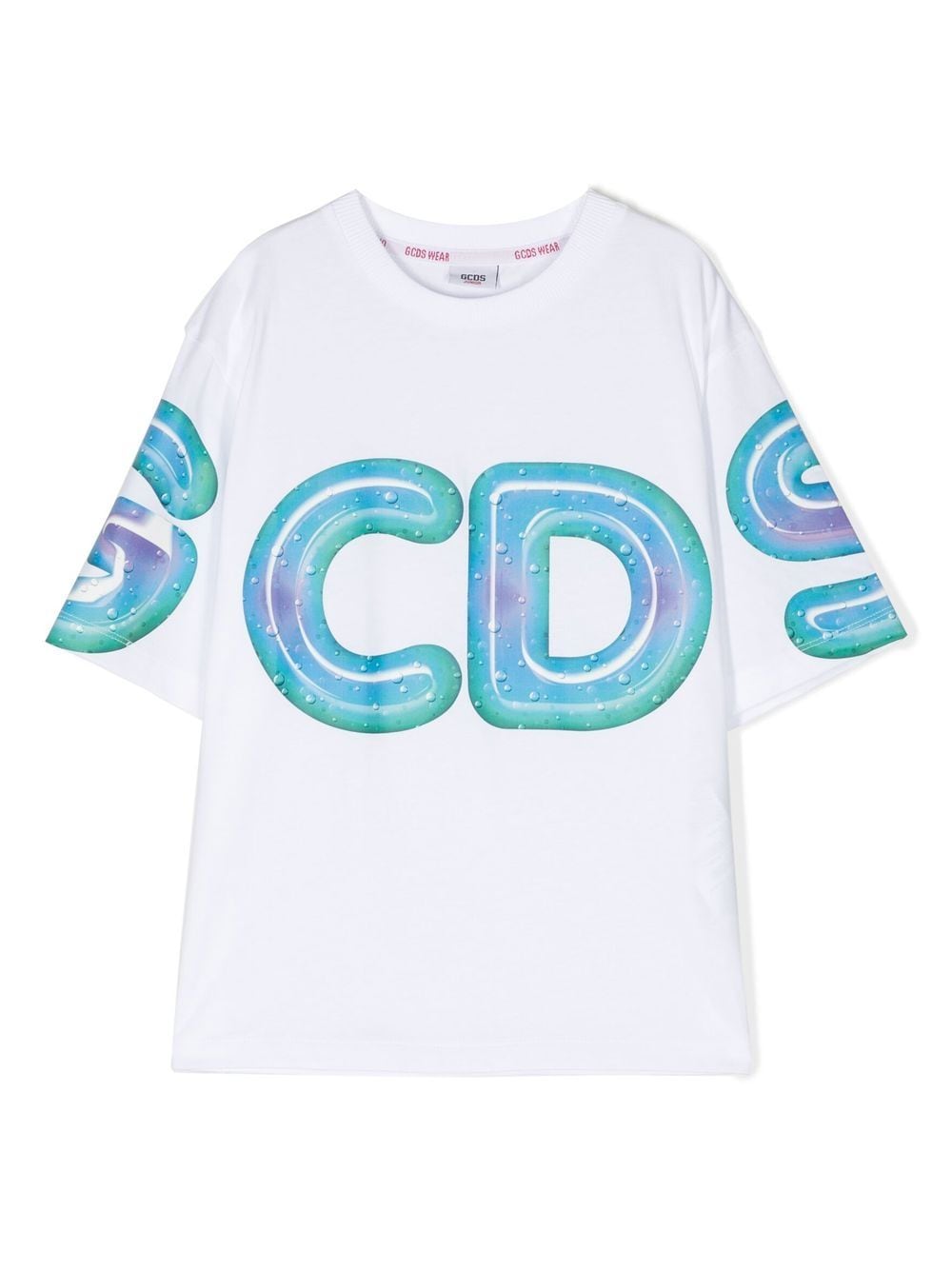 Gcds Kids T-Shirt mit Logo-Print - Weiß von Gcds Kids