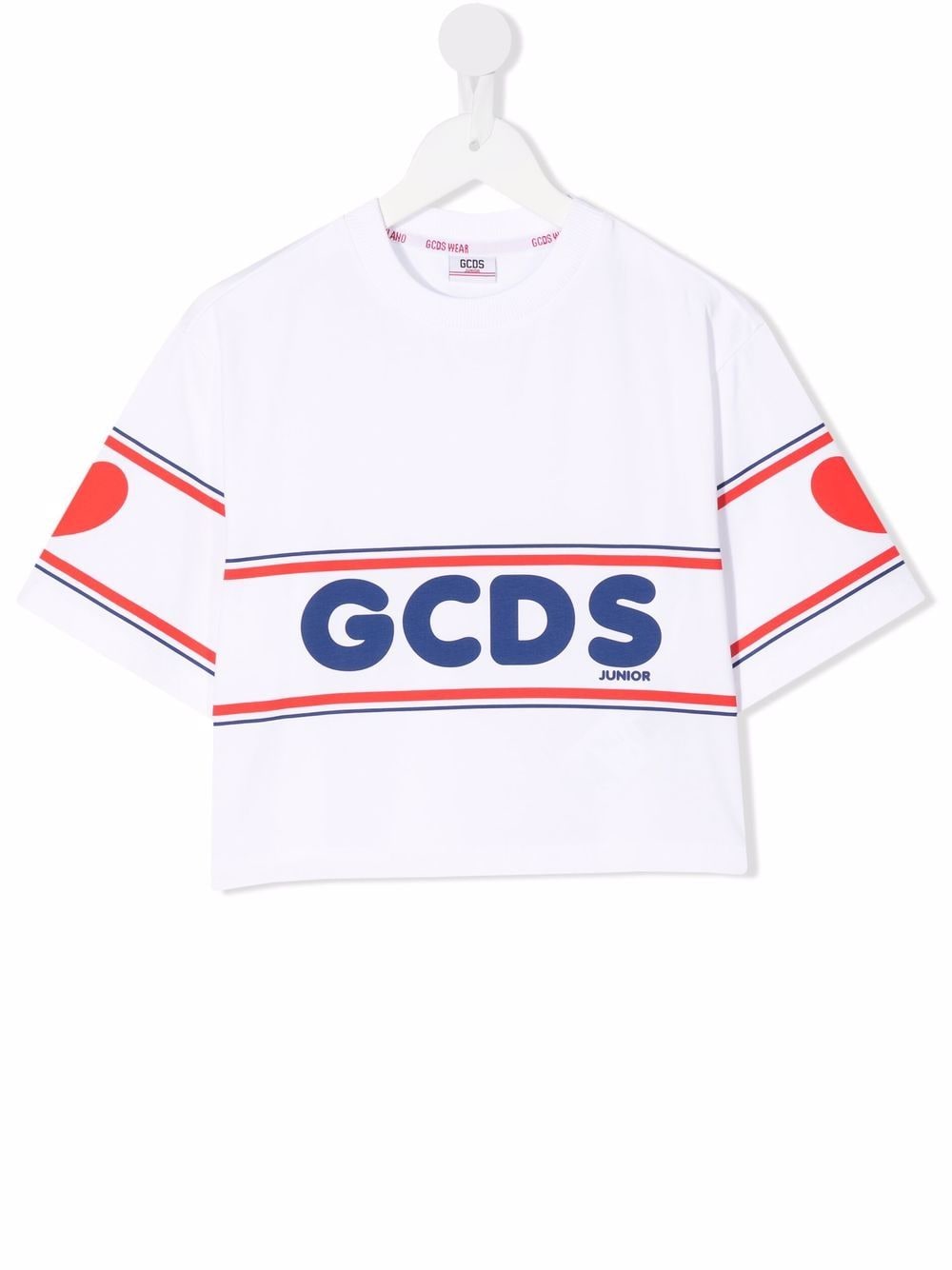 Gcds Kids T-Shirt mit Logo-Print - Weiß von Gcds Kids