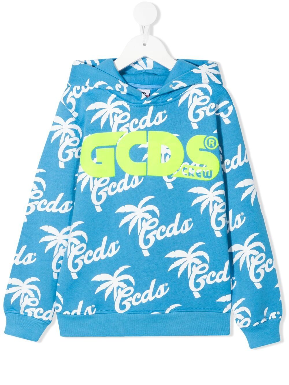 Gcds Kids Hoodie mit Logo-Print - Blau von Gcds Kids