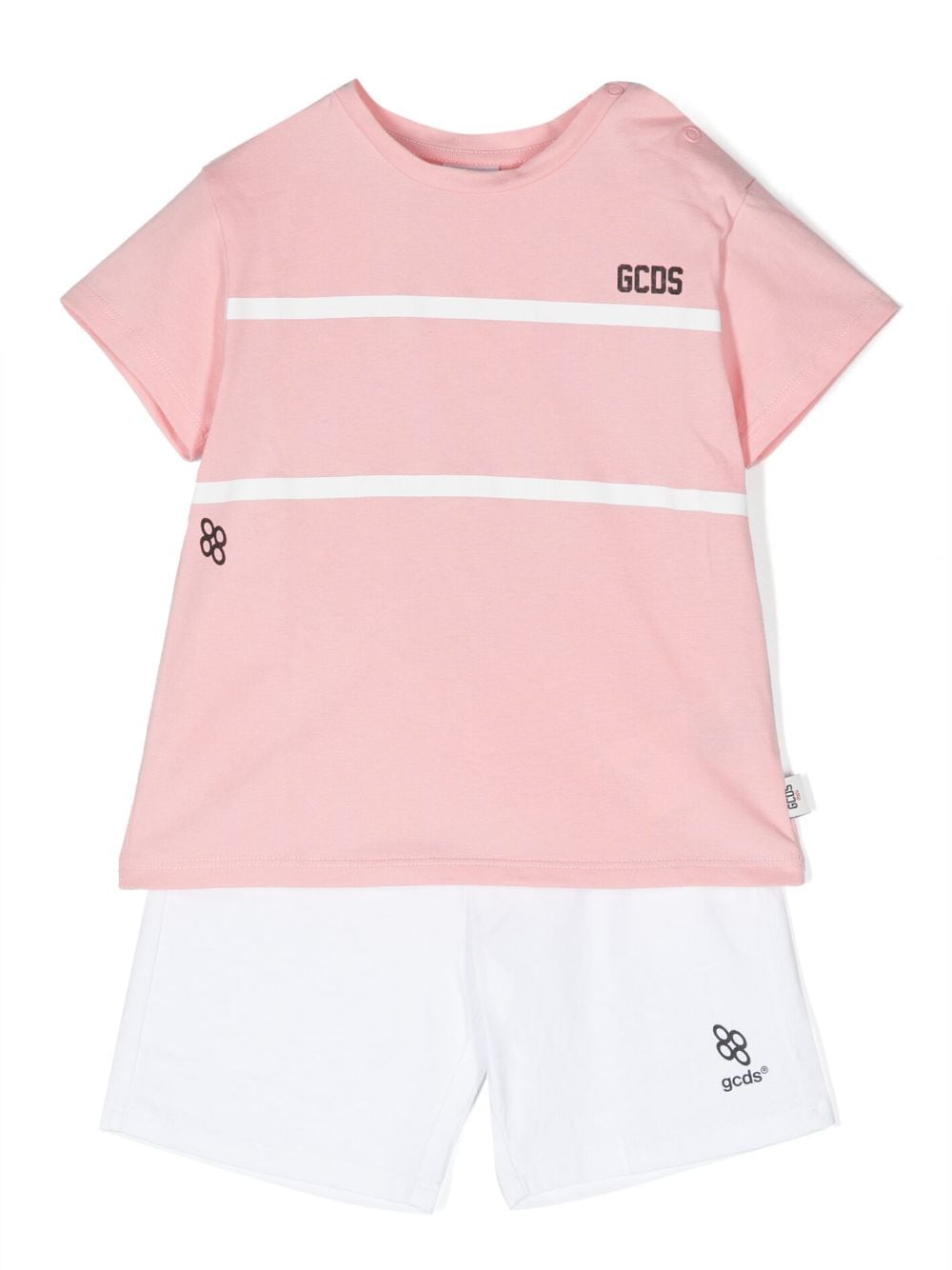 Gcds Kids Set aus T-Shirt und Shorts - Rosa von Gcds Kids