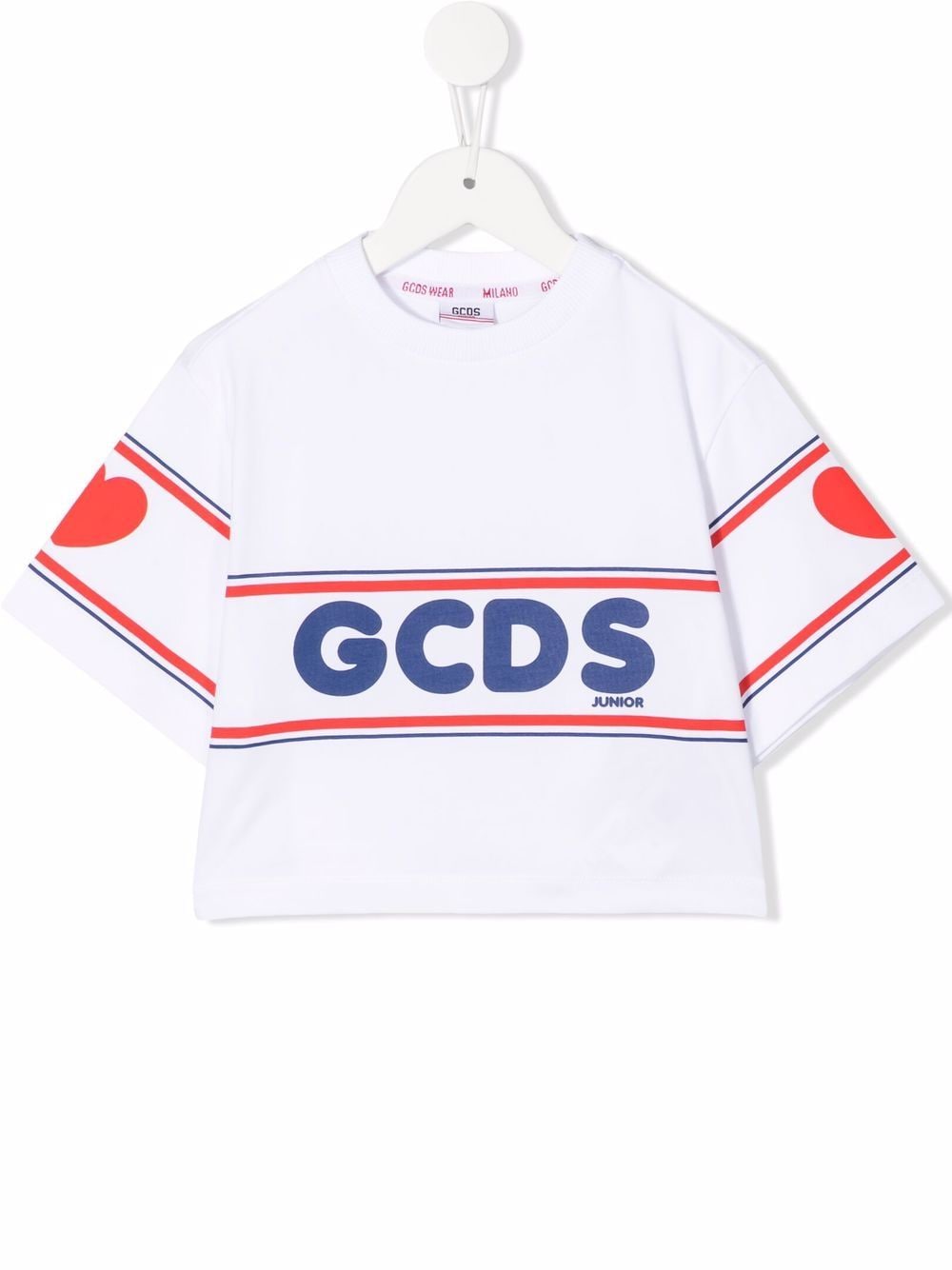 Gcds Kids Oberteil mit Logo-Print - Weiß von Gcds Kids