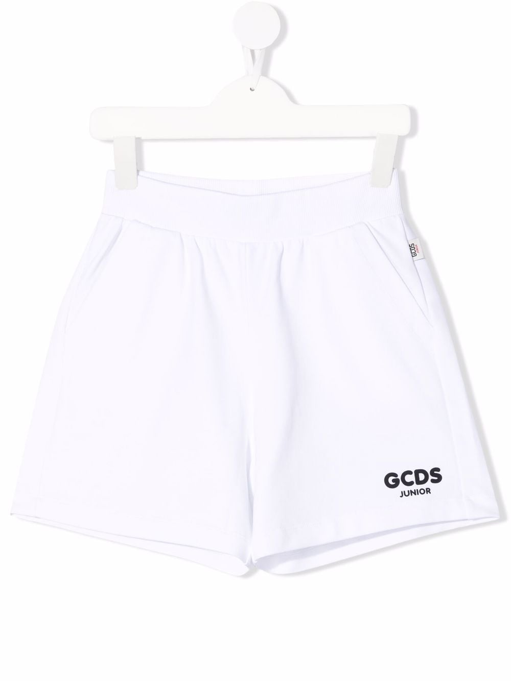 Gcds Kids Joggingshorts mit Logo-Print - Weiß von Gcds Kids