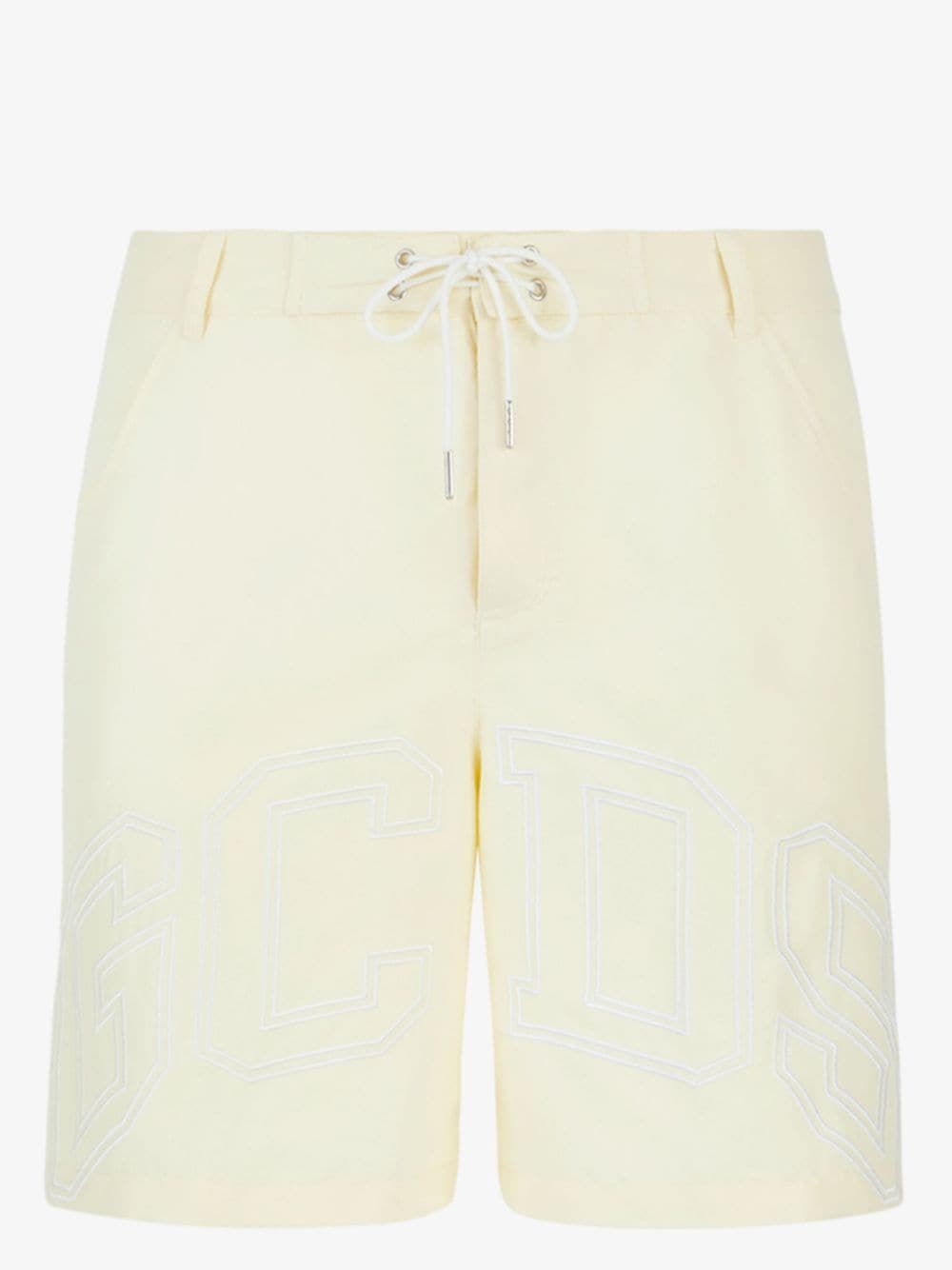 Gcds Badeshorts mit Logo-Print - Gelb von Gcds