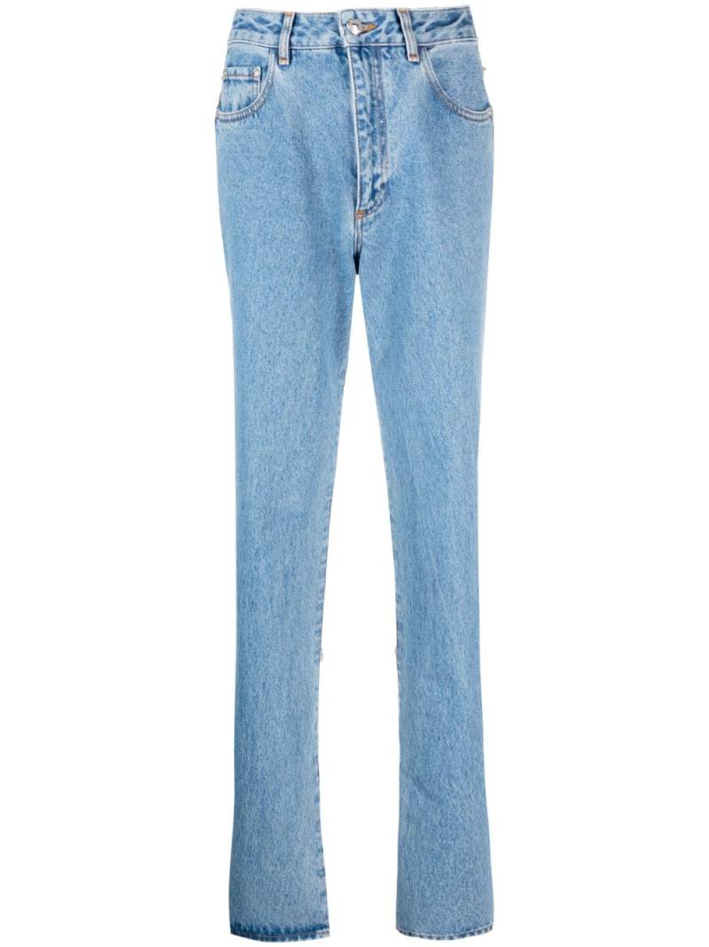 Gcds Bling Jeans mit Cut-Outs - Blau von Gcds