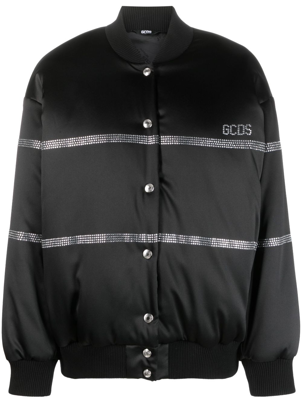 Gcds Bomberjacke mit Logo - Schwarz von Gcds