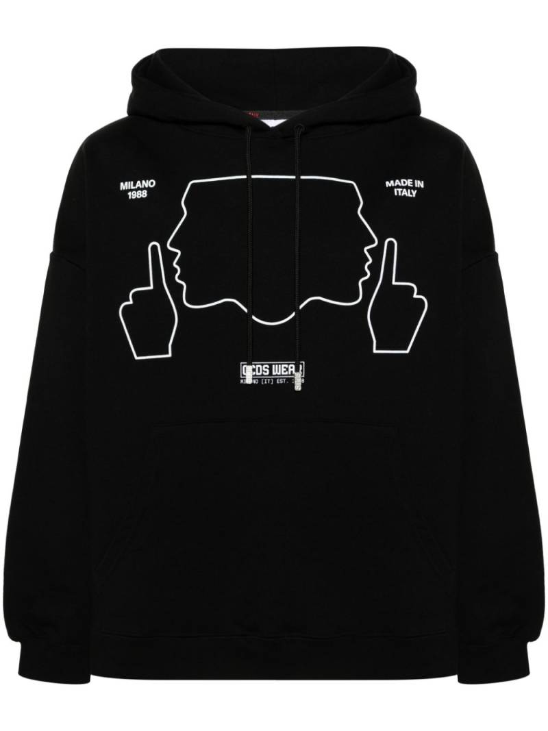 Gcds Do Not Talk To Me Hoodie - Schwarz von Gcds