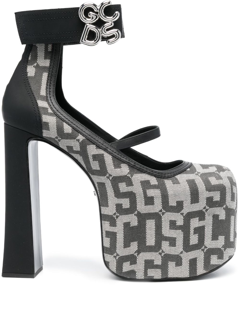 Gcds Monogram Divine Pumps 165mm - Schwarz von Gcds