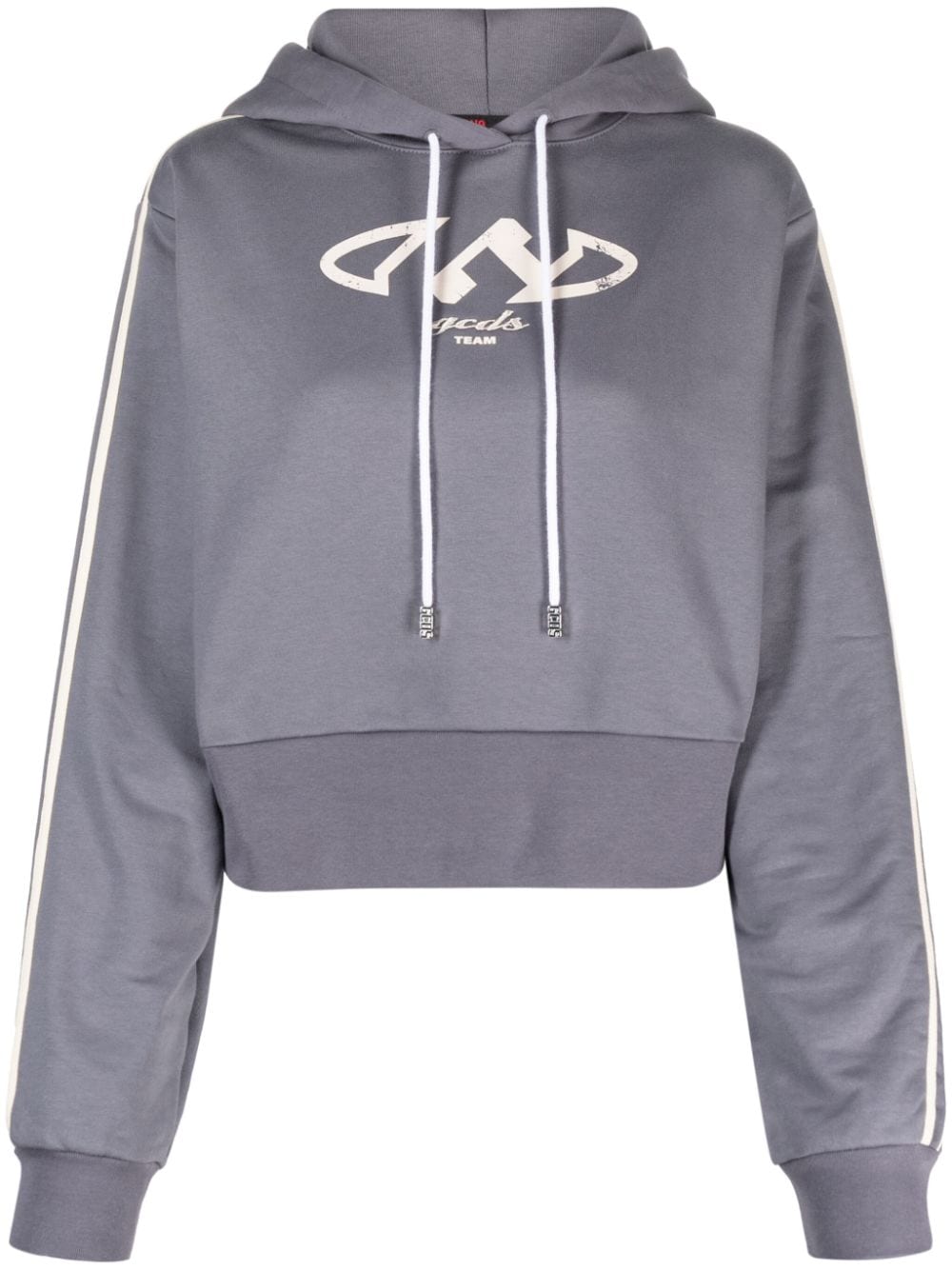 Gcds Hoodie mit Logo-Print - Grau von Gcds