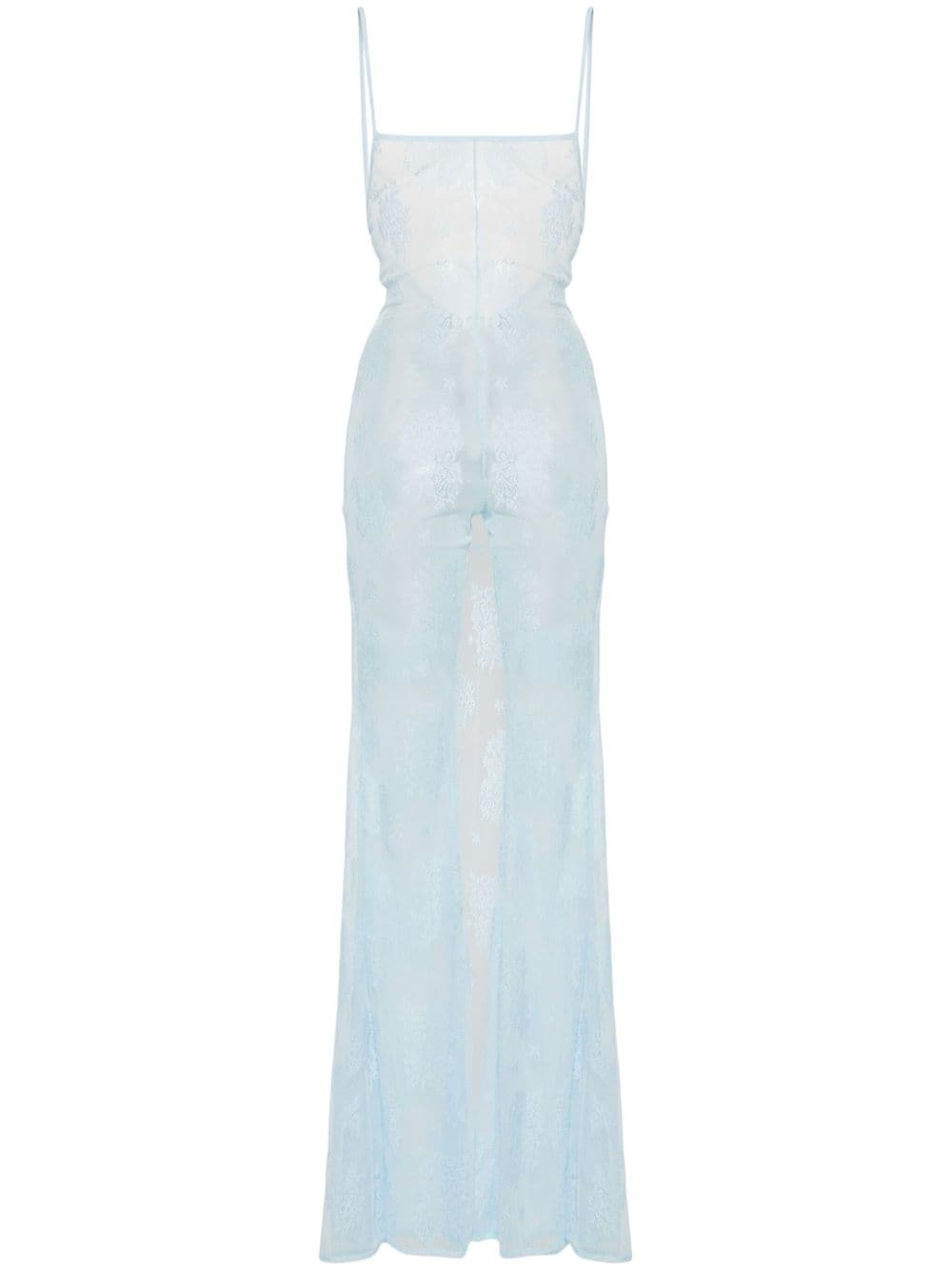 Gcds Jumpsuit mit blumiger Spitze - Blau von Gcds