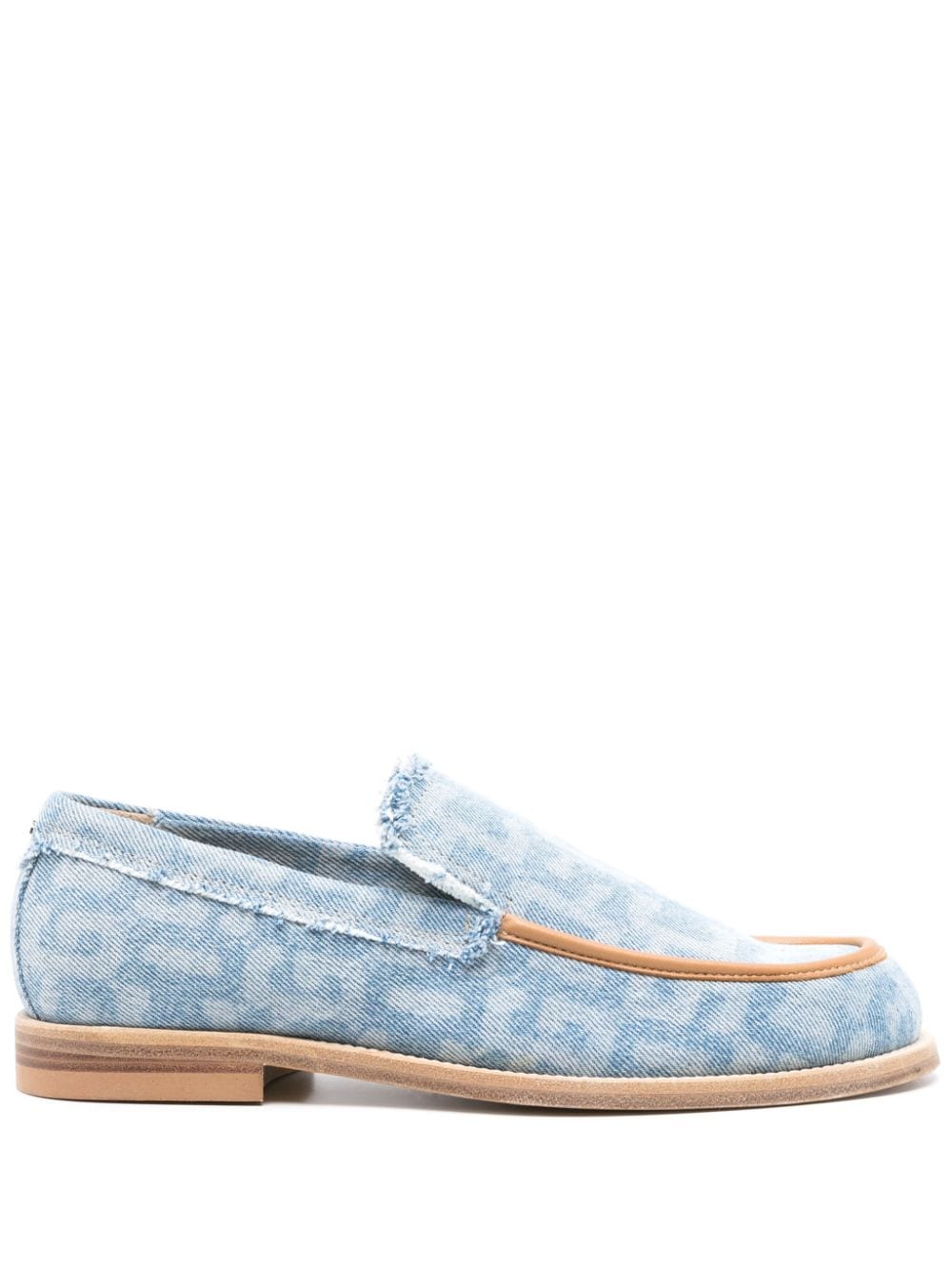 Gcds Loafer mit Monogramm-Print - Blau von Gcds