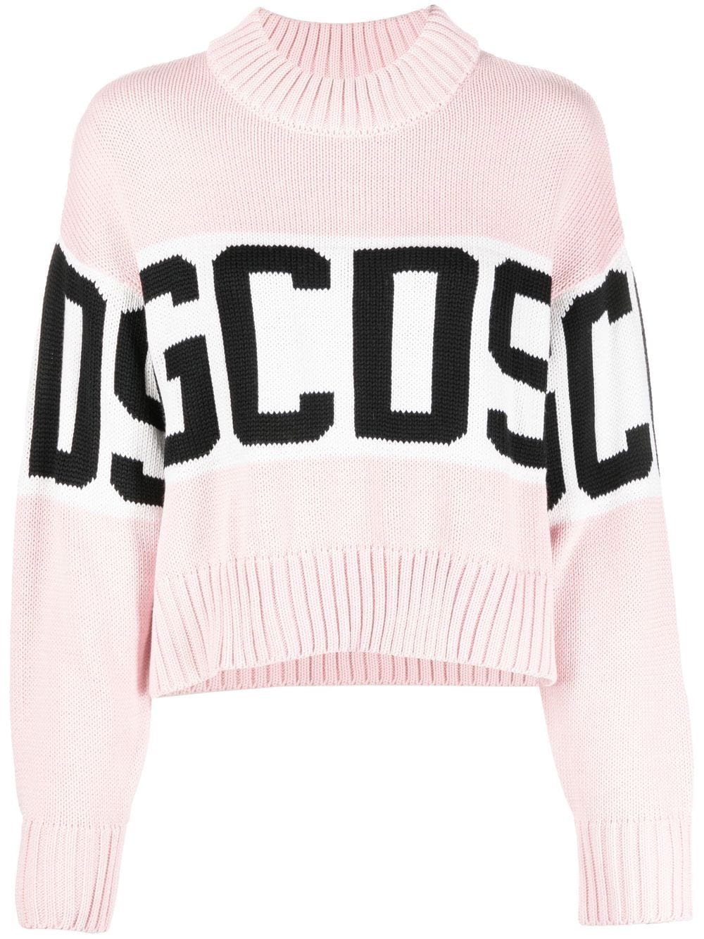 Gcds Pullover mit Intarsienmuster - Rosa von Gcds