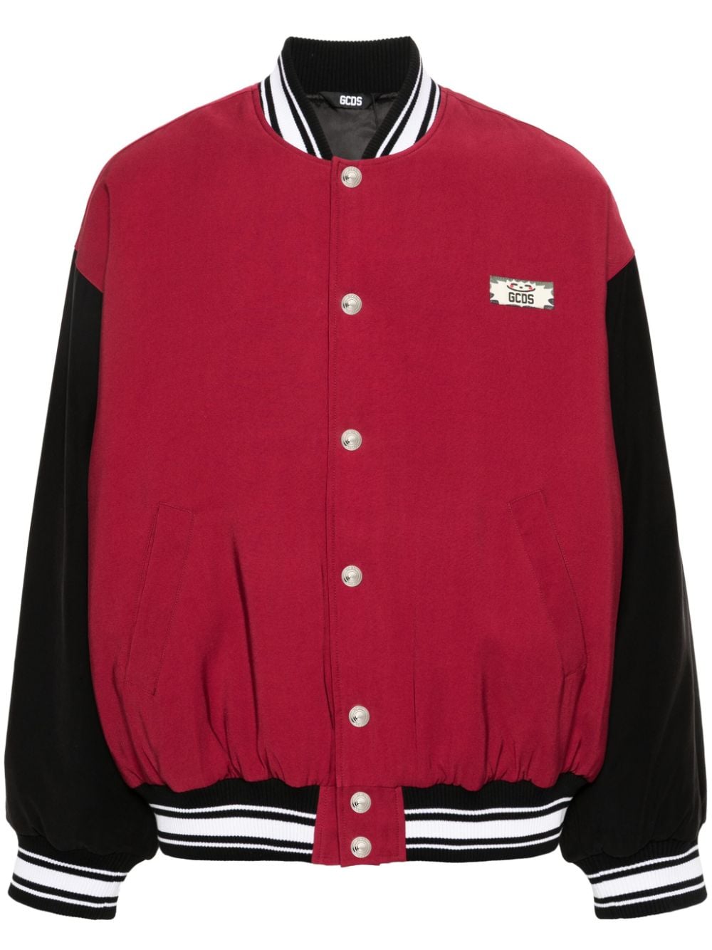 Gcds Sunny Bomberjacke im College-Look - Rot von Gcds