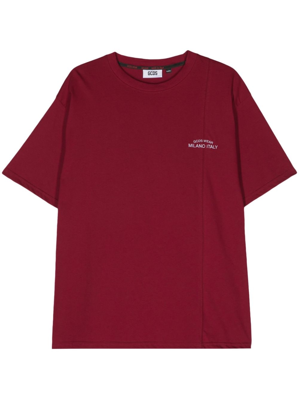 Gcds T-Shirt mit Logo-Stickerei - Rot von Gcds