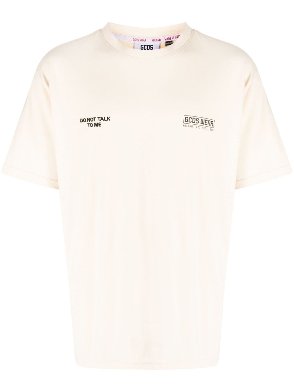 Gcds T-Shirt mit Slogan-Print - Nude von Gcds