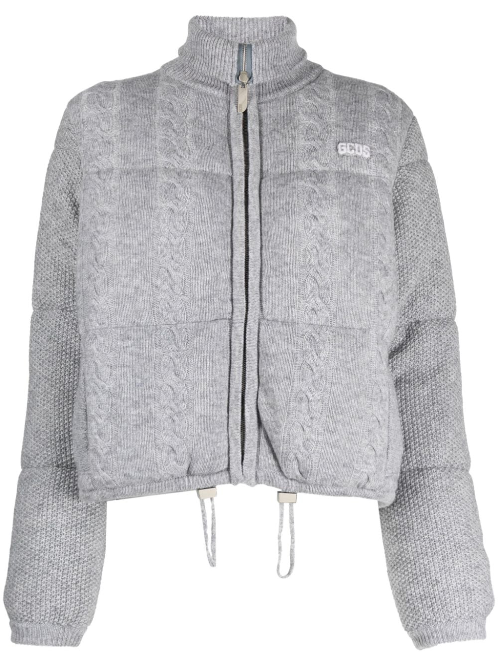 Gcds Cardigan mit Zopfmuster - Grau von Gcds