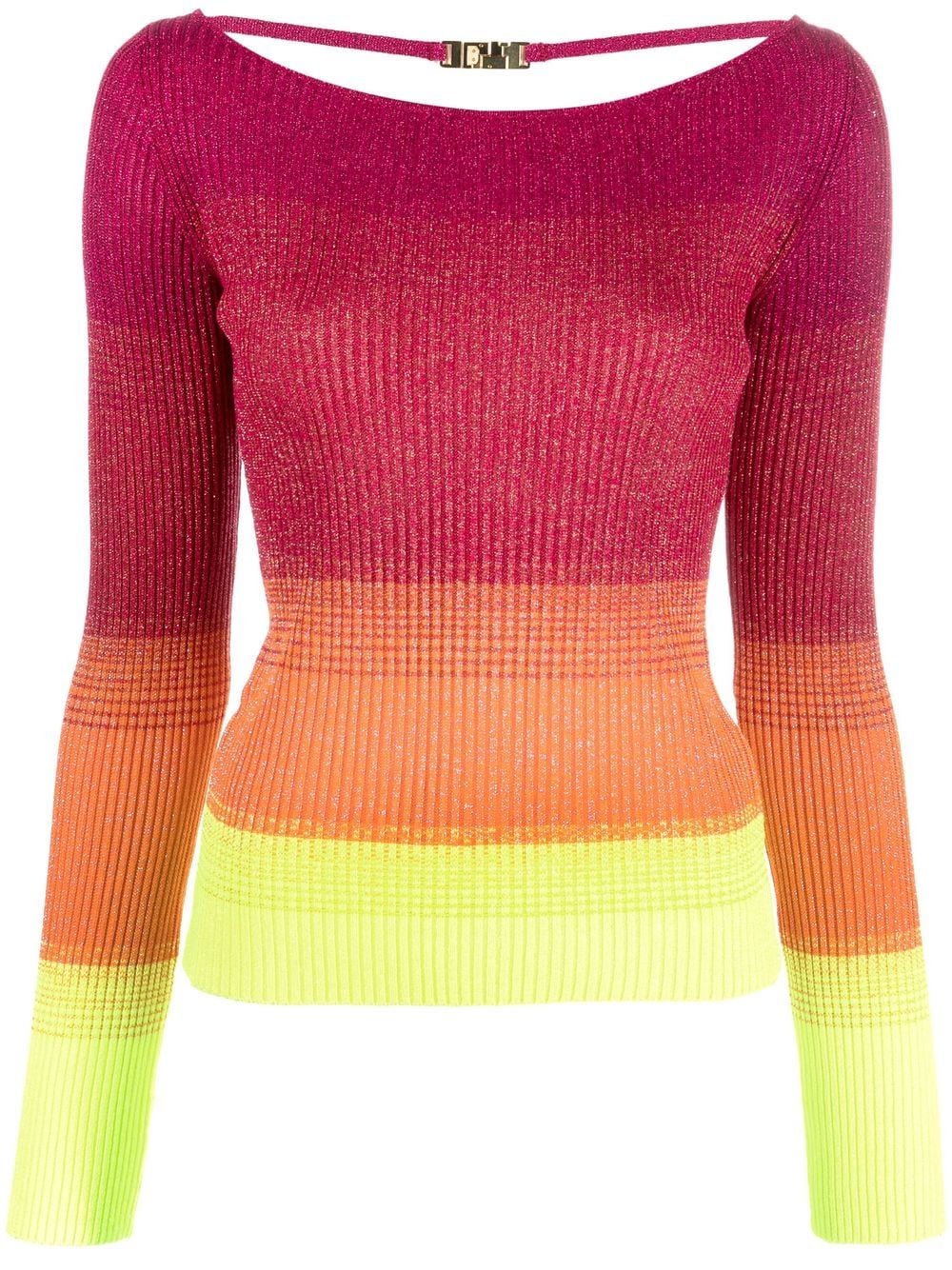 Gcds Gerippter Pullover - Rosa von Gcds