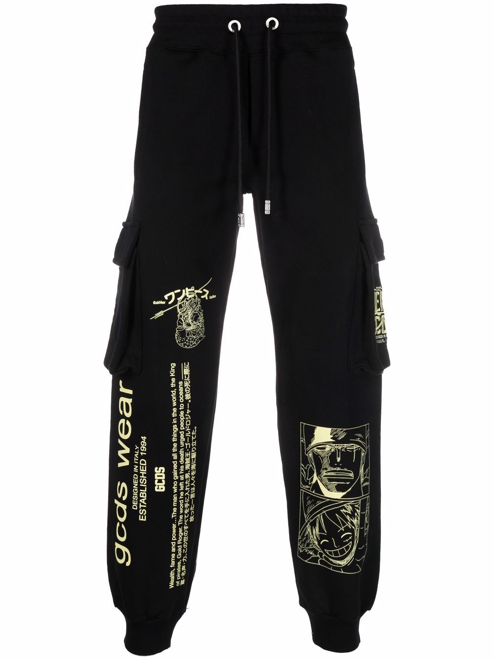 Gcds Jogginghose mit grafischem Print - Schwarz von Gcds