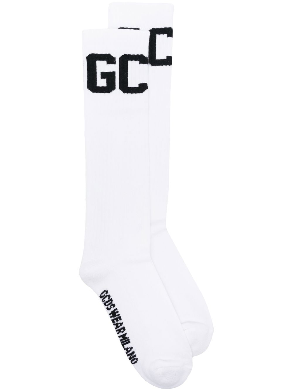 Gcds Socken mit Intarsienmuster - Weiß von Gcds