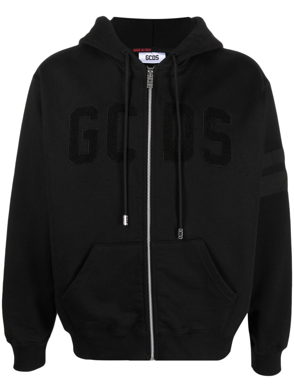 Gcds Hoodie mit Logo-Stickerei - Schwarz von Gcds