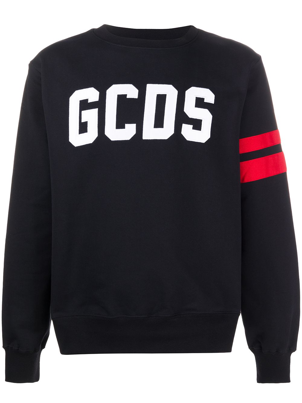 Gcds Sweatshirt mit Logo-Stickerei - Schwarz von Gcds