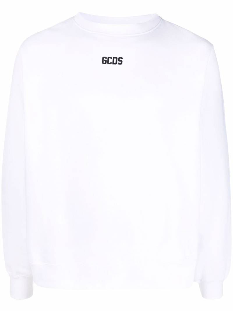 Gcds Sweatshirt mit Logo-Print - Weiß von Gcds