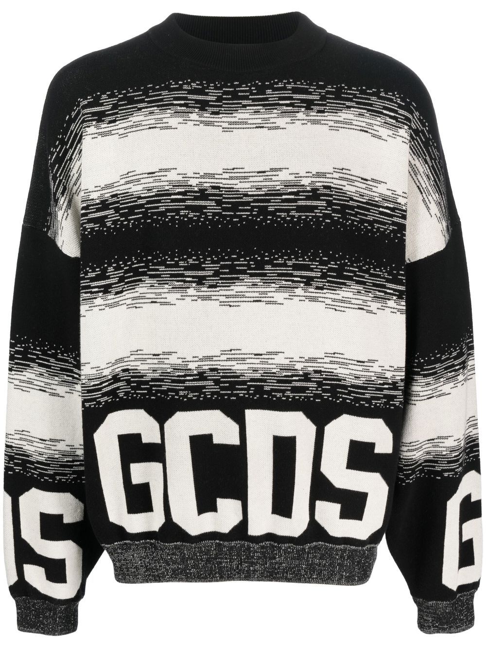 Gcds Pullover mit Logo-Print - Schwarz von Gcds