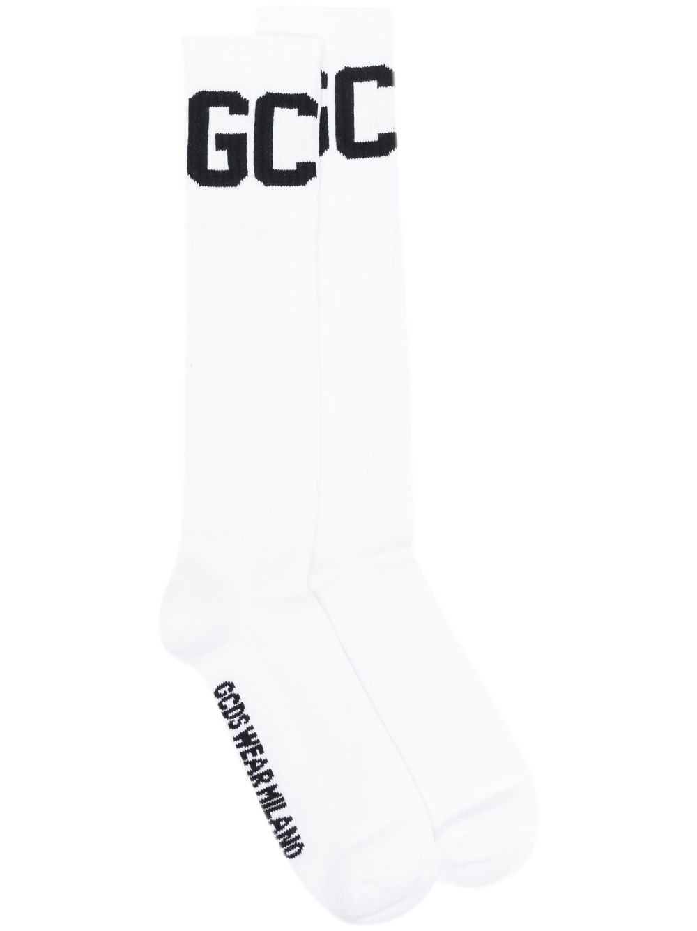 Gcds Socken mit Logo-Print - Weiß von Gcds