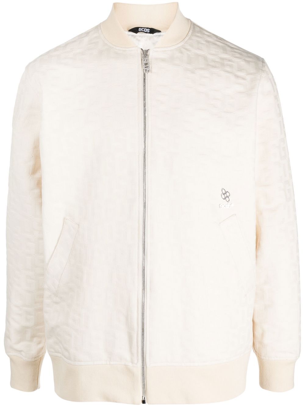 Gcds Bomberjacke aus Monogramm-Jacquard - Nude von Gcds