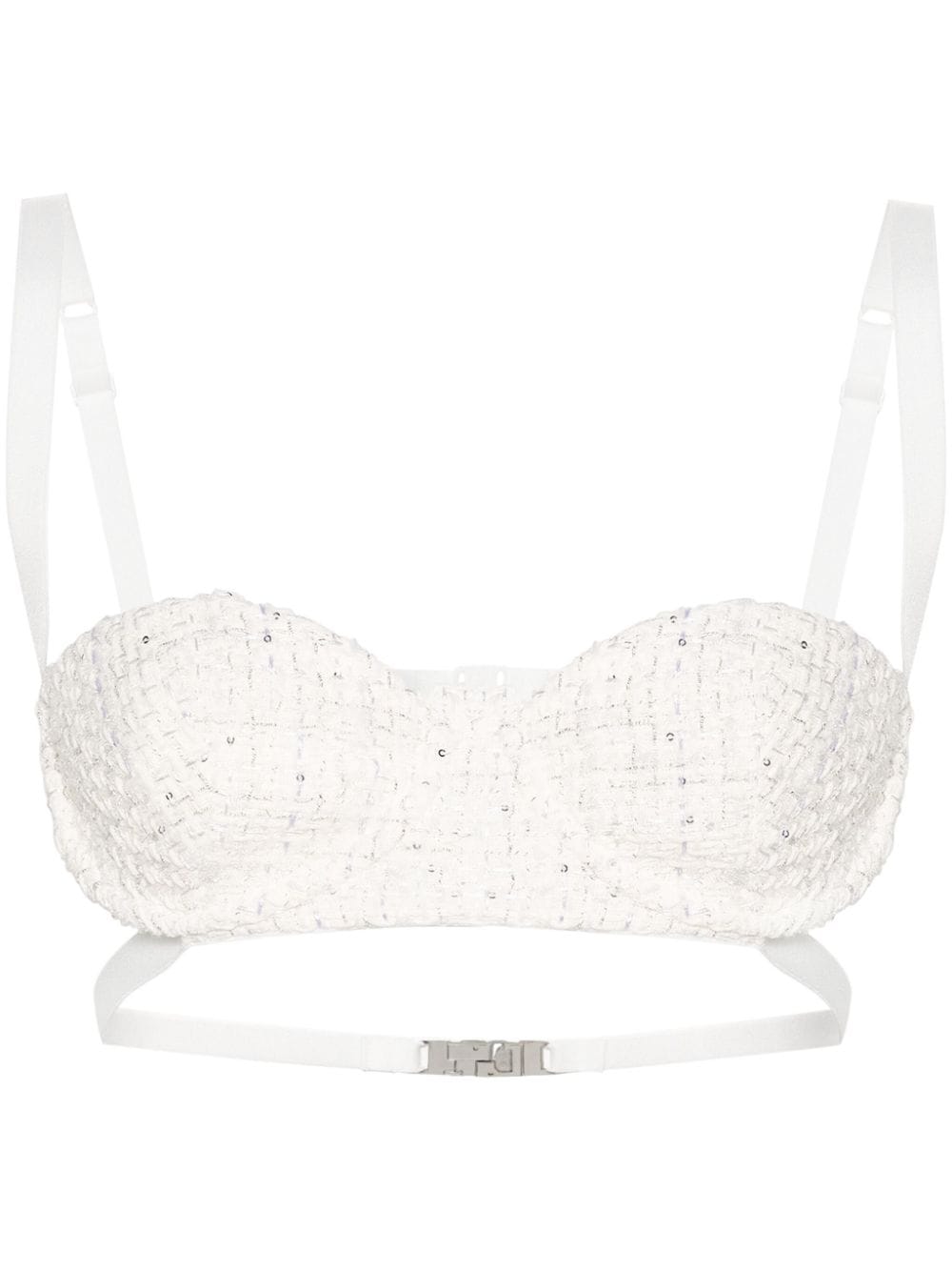 Gcds Bralette mit Pailletten - Weiß von Gcds