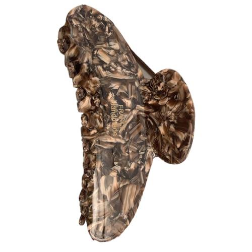 Rutschfester Kiefer Starker Clip, Zelluloseacetat Haarnadel Schildkröte Klaue Haar Halter Elegantes Französisch Stil Design Bequem Leicht 4,1 Zoll für Mädchen Frauen von Gcerfby