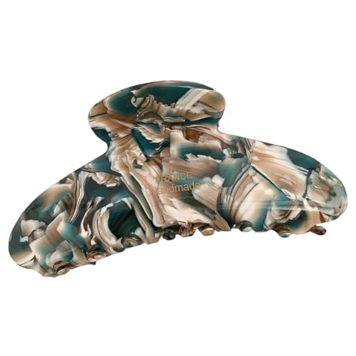 Rutschfester Kiefer Starker Clip, Zelluloseacetat Haarnadel Schildkröte Klaue Haar Halter Elegantes Französisch Stil Design Bequem Leicht 4,1 Zoll für Mädchen Frauen von Gcerfby