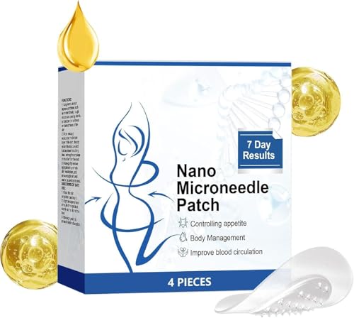 Gcffom Nano-Mikronagen-Pflaster, Nano-Mikronagen-Pflaster, natürliches Pflaster mit Mikronadel-Technologie für glattere Haut, 4 Stück für Bauch, Beine, Arme, geeignet für Frauen und Männer Gcffom Nano-Mikronagen-Pflaster, Nano-Mikronagen-Pflaster, natürliches Pflaster mit Mikronadel-Technologie für glattere Haut, 4 Stück für Bauch, Beine, Arme, geeignet für Frauen und Männer von Gcffom