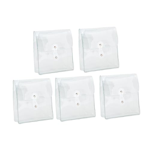 Gcljlmy 5pcs Washi Tapes Organizer Aufkleber Rollhalter PVC Kleine Objektplaner PVC Make -up -Tasche Kosmetischer Organisator für Schulurlaub von Gcljlmy