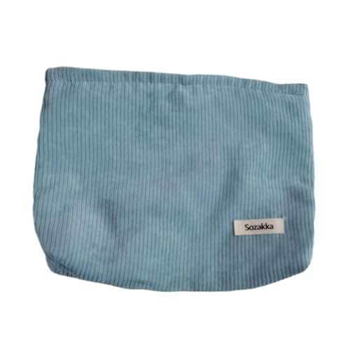 Gcljlmy Cord-Kosmetiktasche, Make-up-Tasche, Reißverschlusstasche, Reise-Kulturbeutel, Make-up-Reise-Geldbörse für J-Frauen und Mädchen von Gcljlmy