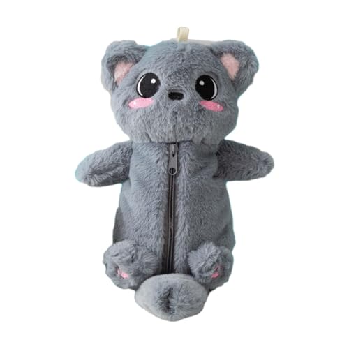 Gcljlmy Federmäppchen aus Plüsch mit Reißverschluss, weich, originell, Cartoon-Plüsch, Schreibwarentasche, Kosmetiktasche für Vorschultests, Zuhause und (Koala) von Gcljlmy