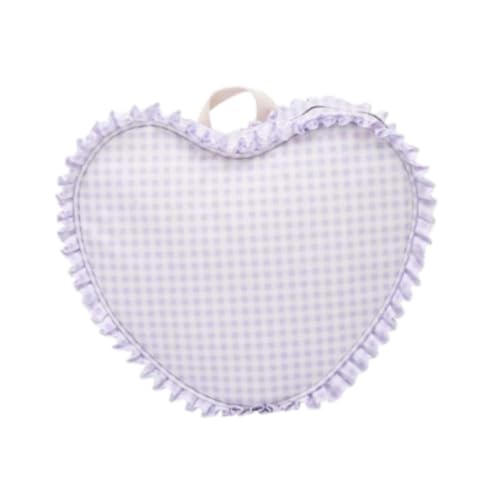 Gcljlmy Herzförmige Make -up -Tasche süße Kosmetiktasche für ihre Frauen Mädchen (Lila) von Gcljlmy