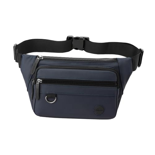 Gcljlmy Hüfttasche, Gürteltasche für Herren, tragbarer Telefonhalter, modische Umhängetasche, Hüfttasche für Pendeln, Einkaufen, Angeln, Camping (Tiefes Blau) von Gcljlmy