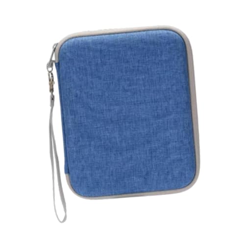 Gcljlmy Kids Audio Player Card Case Carry Case 80 Taschen Beutel Kinder Toy Card Sleeve Case Case Reißverschluss Ordner Musikkarte Organizer (Blau) von Gcljlmy