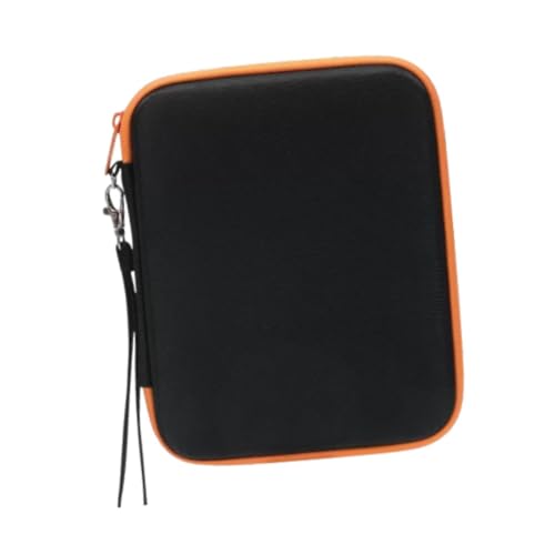 Gcljlmy Kids Audio Player Card Case Carry Case 80 Taschen Beutel Kinder Toy Card Sleeve Case Case Reißverschluss Ordner Musikkarte Organizer (Schwarz) von Gcljlmy