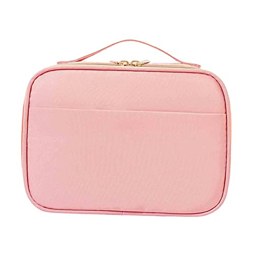Gcljlmy -Make-up-Tasche, Make-up-Werkzeug, Pinselbehälter, Reißverschlusstasche, Dusch-Organizer-Kit, Reise-, für Badezimmer, ROSA Gcljlmy -Make-up-Tasche, Make-up-Werkzeug, Pinselbehälter, Reißverschlusstasche, Dusch-Organizer-Kit, Reise-, für Badezimmer, ROSA von Gcljlmy