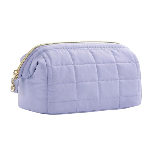 Gcljlmy Reise-Kosmetiktasche, wasserdicht, Geschenke, Kosmetik-Organizer-Tasche, stabile Make-up-Aufbewahrungstasche, Kulturbeutel für Zuhause, Reisen (Lila) von Gcljlmy