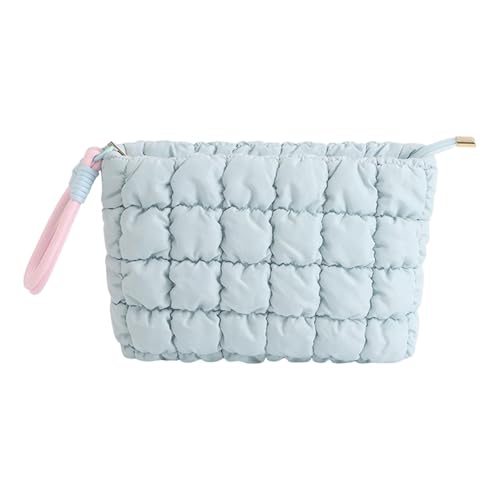 Gcljlmy Reise-Make-up-Tasche, große Kapazität, Make-up-Organizer für Lotion, Augenbrauenstift (Blau) von Gcljlmy