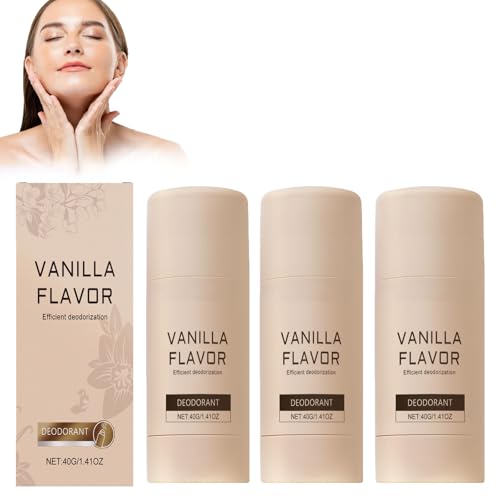 Naturaling Vanilla Body – 100% natürliche Inhaltsstoffe, langanhaltender Schutz für Frauen, Männer und Kinder, aluminium- und parabenfreie Formel mit Kokosnuss- und Vanilleduft (3pcs) von Gcngifrg